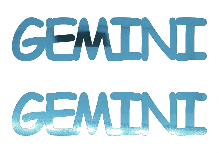 Custom-Buzz Word - GEMINI Blue Sky