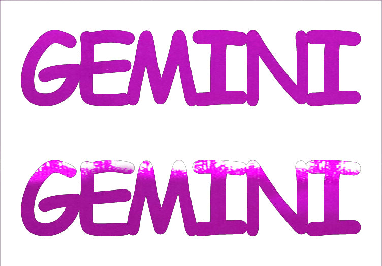 Custom-Buzz Word - GEMINI Fuchsia