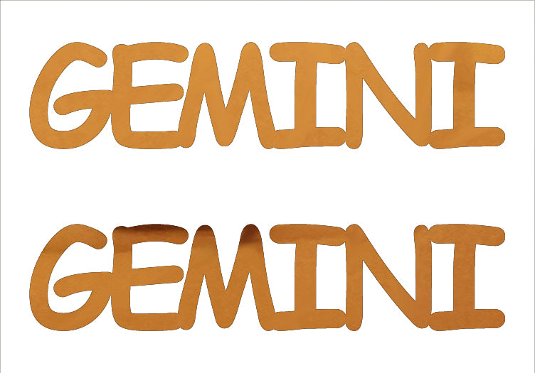 Custom-Buzz Word - GEMINI Orange