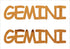 Custom-Buzz Word - GEMINI Orange