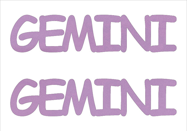 Custom-Buzz Word - GEMINI Pink