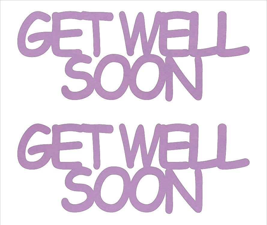 Custom-Buzz Word - GET WELL SOON Pink