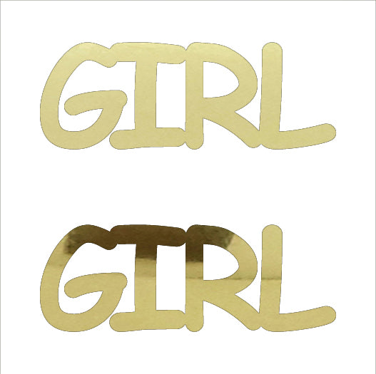 Custom-Buzz Word - GIRL Gold