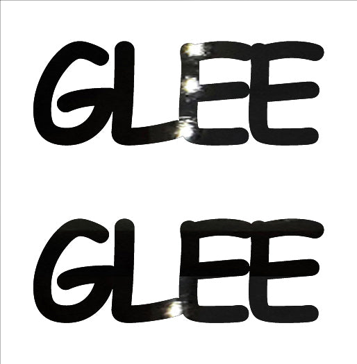 Custom-Buzz Word - GLEE Black