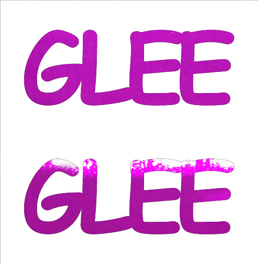 Custom-Buzz Word - GLEE Fuchsia