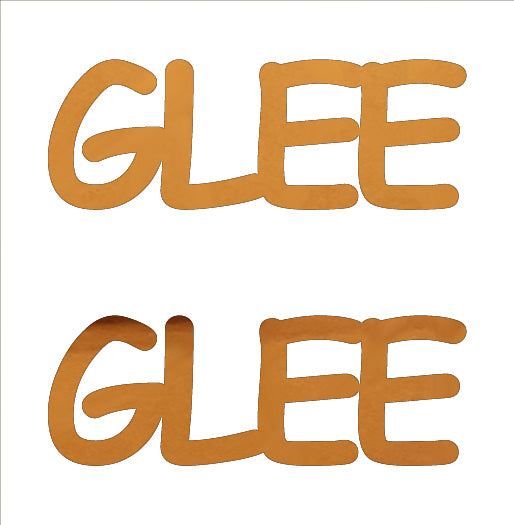 Custom-Buzz Word - GLEE Orange