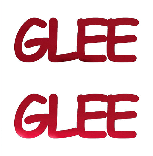 Custom-Buzz Word - GLEE Red