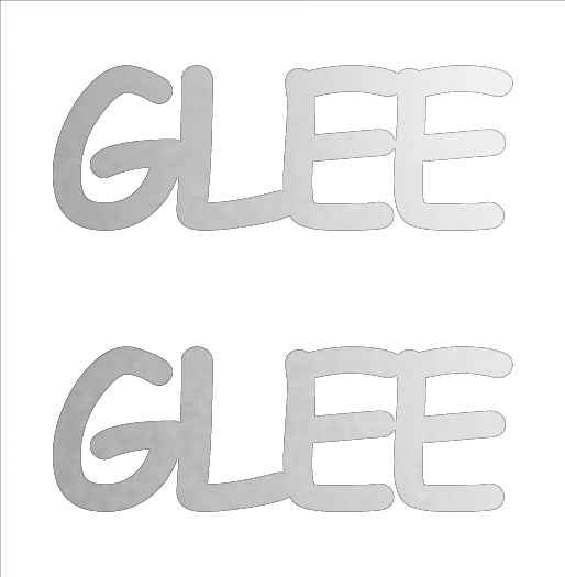 Custom-Buzz Word - GLEE Silver