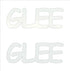 Custom-Buzz Word - GLEE White