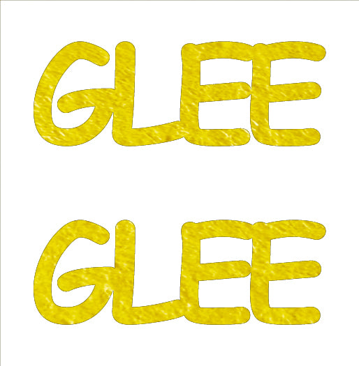 Custom-Buzz Word - GLEE Yellow Paper