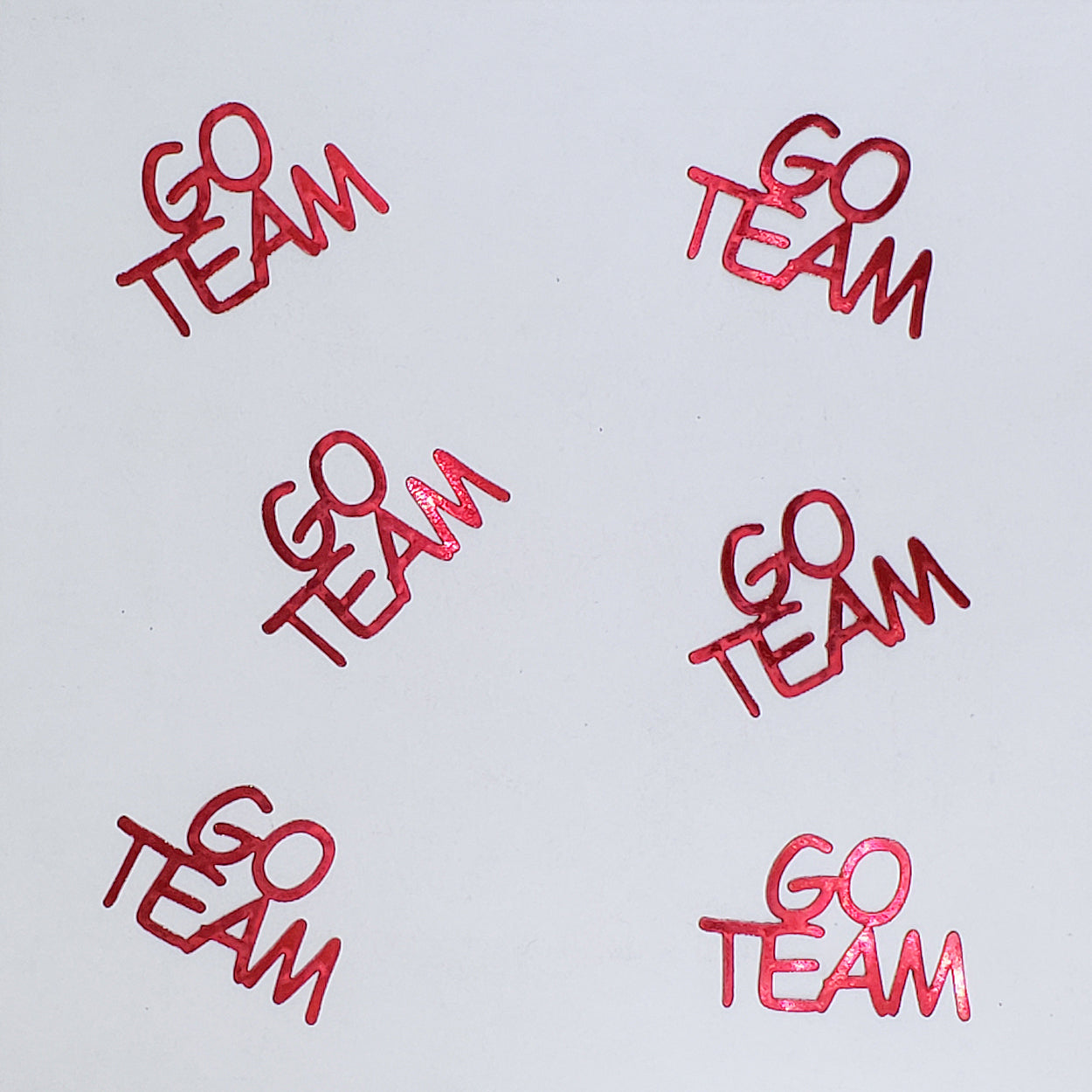 Custom-Buzz Word - GO TEAM Red