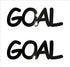 Custom-Buzz Word - GOAL Black