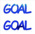 Custom-Buzz Word - GOAL Blue Royal