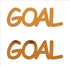 Custom-Buzz Word - GOAL Orange