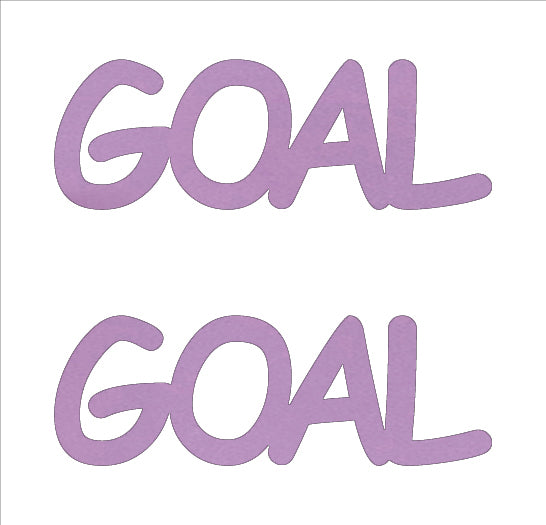 Custom-Buzz Word - GOAL Pink