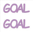 Custom-Buzz Word - GOAL Pink