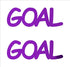 Custom-Buzz Word - GOAL Purple