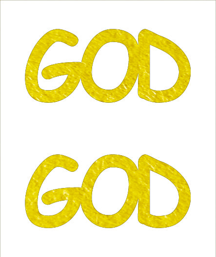 Custom-Buzz Word - GOD Yellow Paper