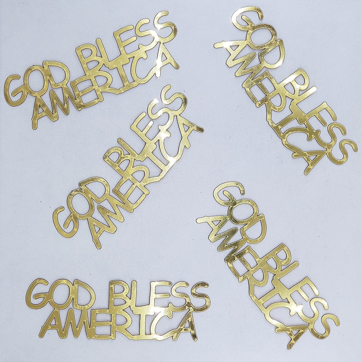 Custom-Buzz Word - GOD BLESS AMERICA