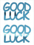 Custom-Buzz Word - GOOD LUCK Blue Sky