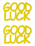 Custom-Buzz Word - GOOD LUCK Yellow Paper