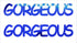 Custom-Buzz Word - GORGEOUS Blue Royal