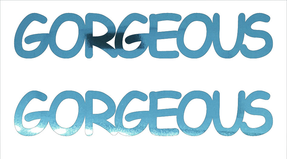 Custom-Buzz Word - GORGEOUS Blue Sky