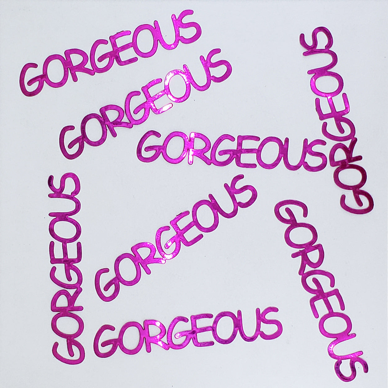 Custom-Buzz Word - GORGEOUS Fuchsia