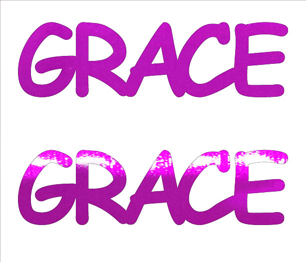 Custom-Buzz Word - GRACE Fuchsia