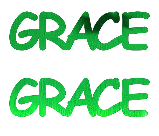 Custom-Buzz Word - GRACE Green