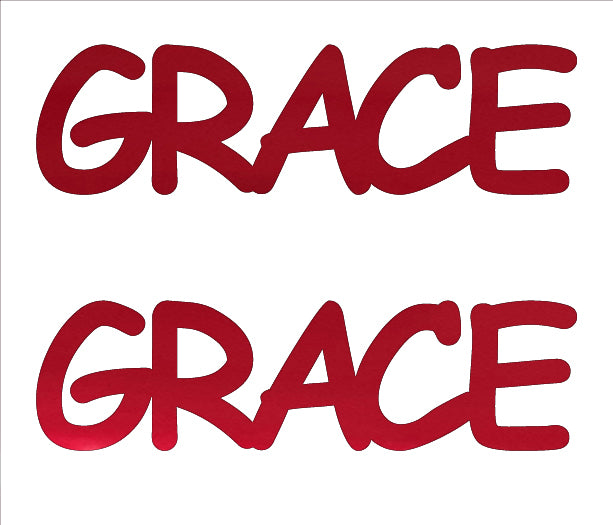 Custom-Buzz Word - GRACE Red