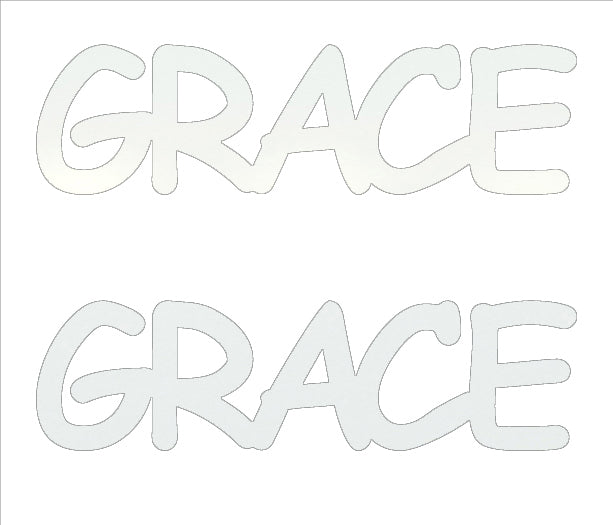 Custom-Buzz Word - GRACE White