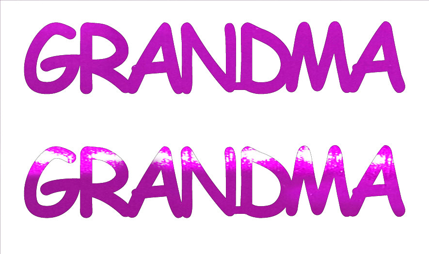 Custom-Buzz Word - GRANDMA Fuchsia