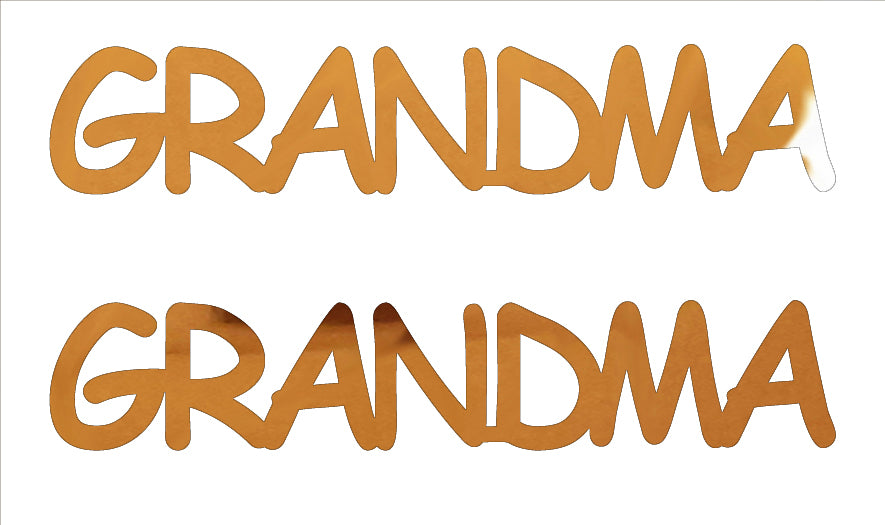 Custom-Buzz Word - GRANDMA Orange