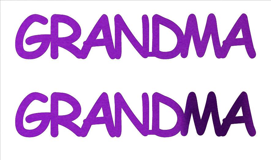 Custom-Buzz Word - GRANDMA Purple