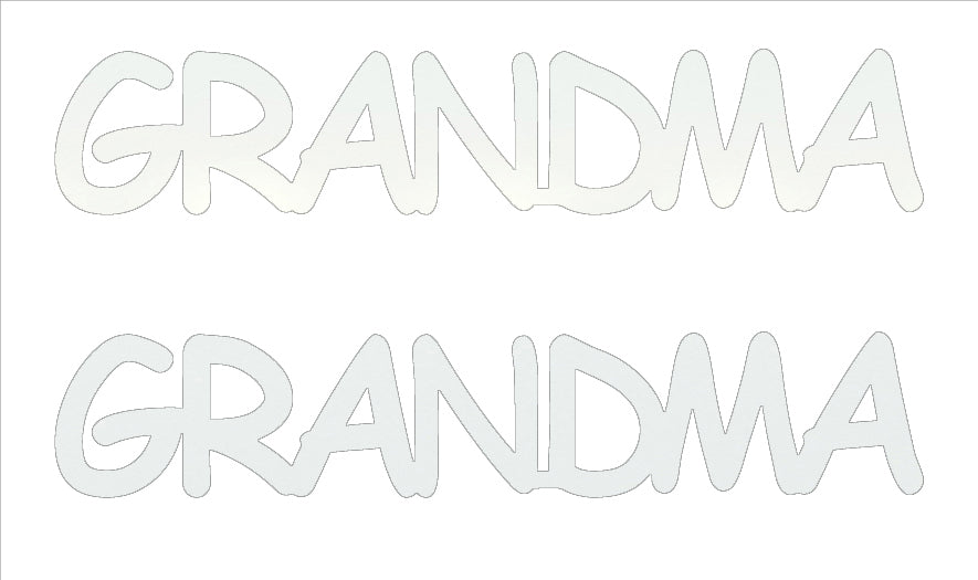 Custom-Buzz Word - GRANDMA White