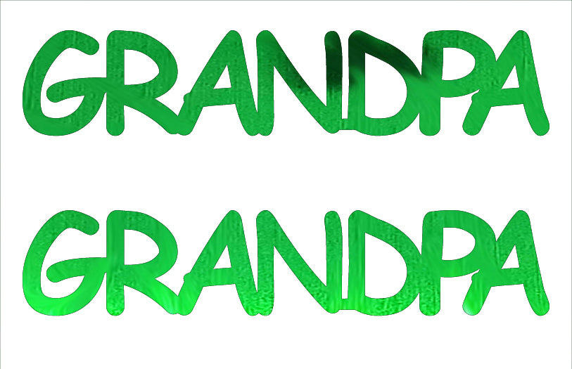 Custom-Buzz Word - GRANDPA Green