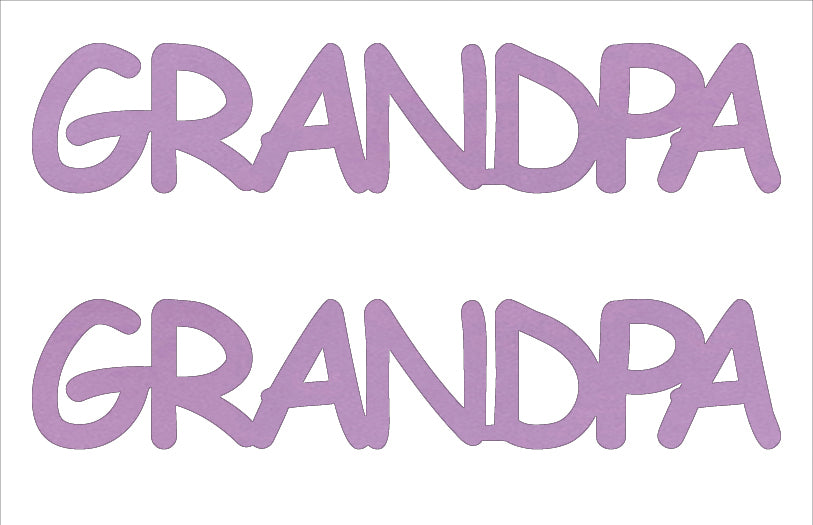 Custom-Buzz Word - GRANDPA Pink