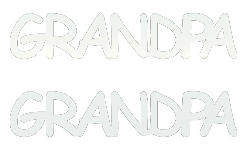 Custom-Buzz Word - GRANDPA White