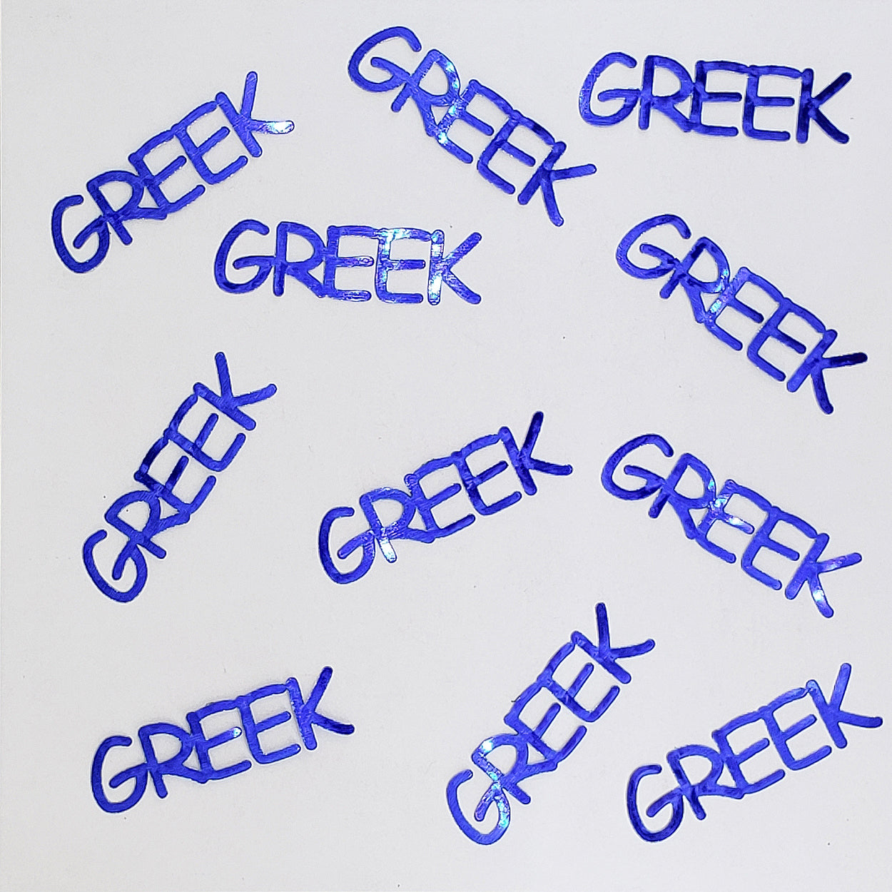 Custom-Buzz Word - GREEK Blue Royal