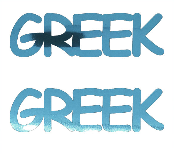 Custom-Buzz Word - GREEK Blue Sky