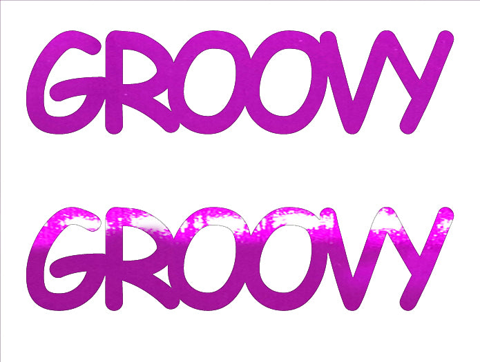 Custom-Buzz Word - GROOVY Fuchsia