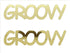 Custom-Buzz Word - GROOVY Gold