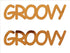 Custom-Buzz Word - GROOVY Orange