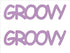 Custom-Buzz Word - GROOVY Pink