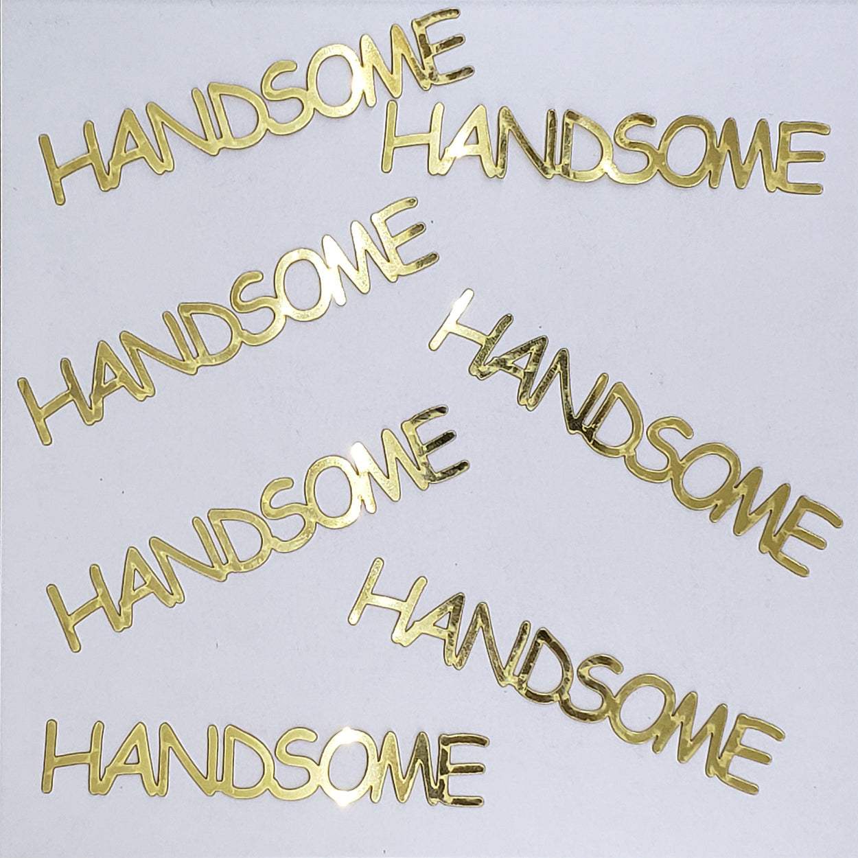 Custom-Buzz Word - HANDSOME Gold