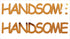 Custom-Buzz Word - HANDSOME Orange