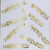 Custom-Buzz Word - HAPPINESS Gold