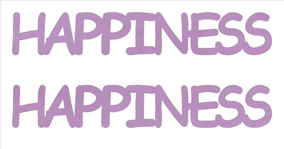 Custom-Buzz Word - HAPPINESS Pink