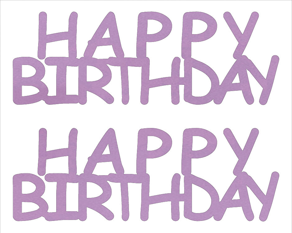 Custom-Buzz Word - HAPPY BIRTHDAY Pink